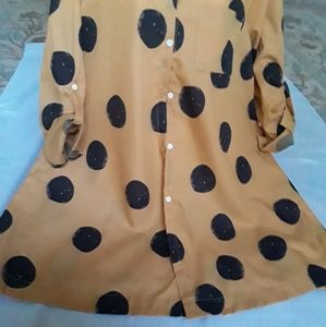 LADIES OVERSIZE SHIRT BLOUSE.